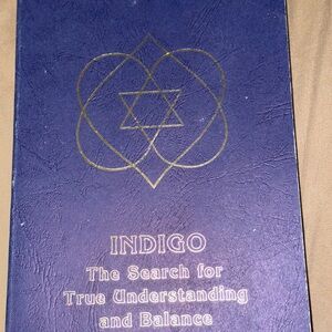 Indigo Spiritual Guide Book - Blue and Gold